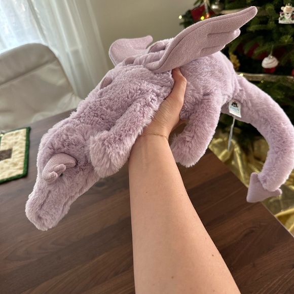 Jellycat Large Lavender Dragon - Picture 2 of 4